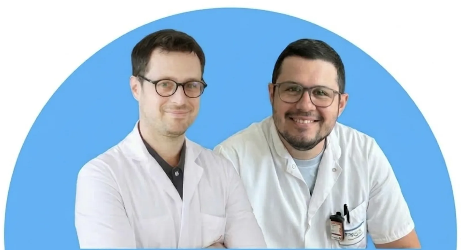Julien et Sylvain, les deux médecins derrière la newsletter Médecin Malin.